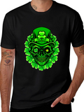 St. Patricks Day Skull Graphic Tee