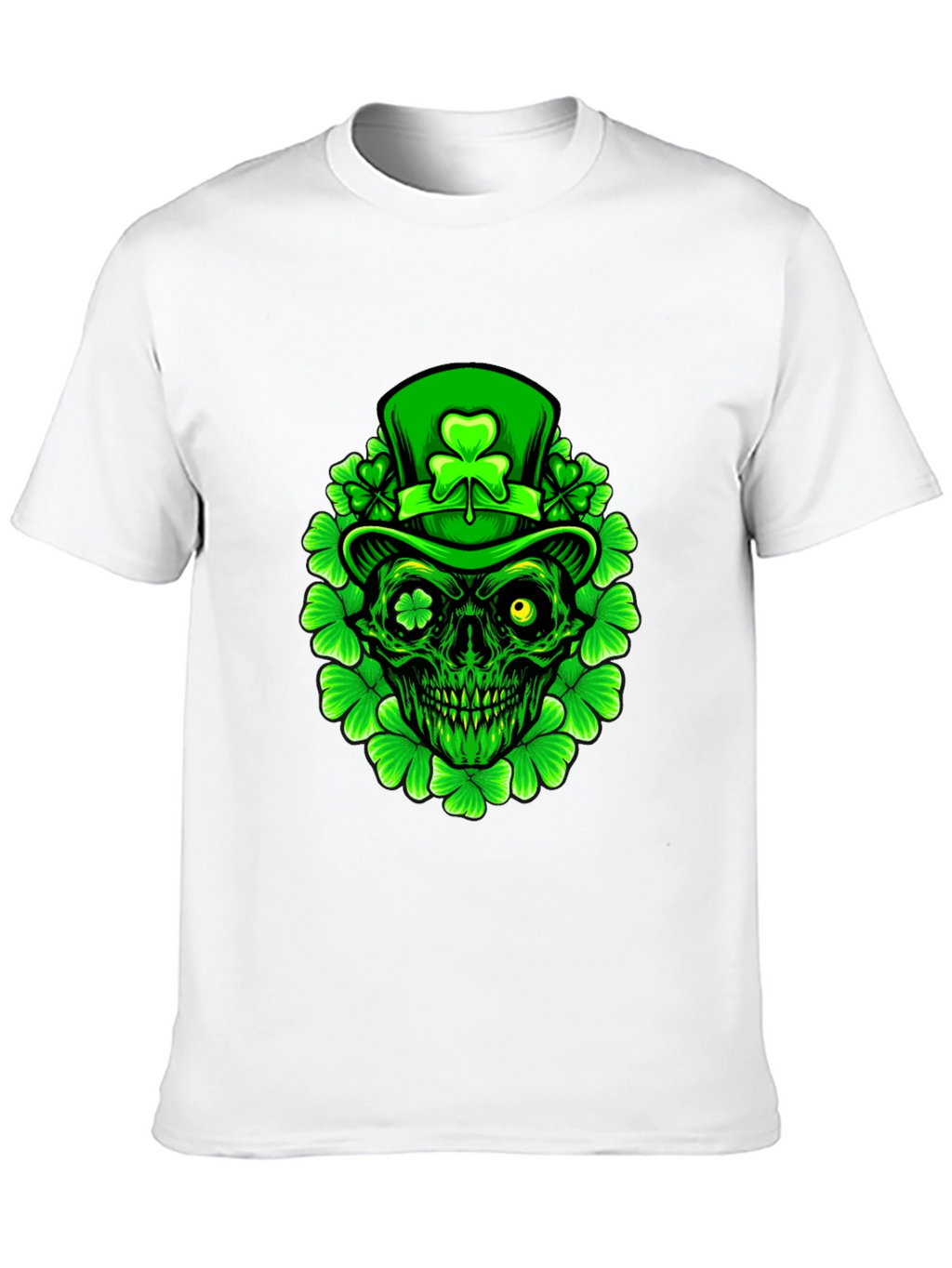 St. Patricks Day Skull Graphic Tee