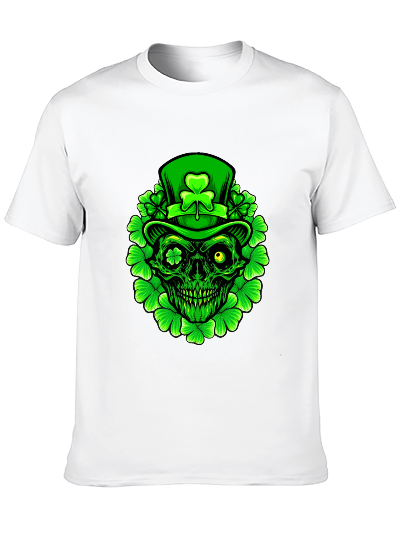 St. Patricks Day Skull Graphic Tee