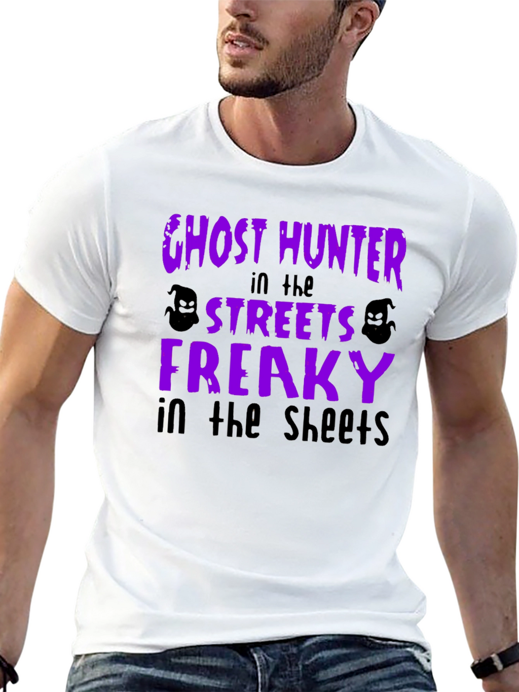 Ghost Hunter Freaky In The Sheets T-Shirt