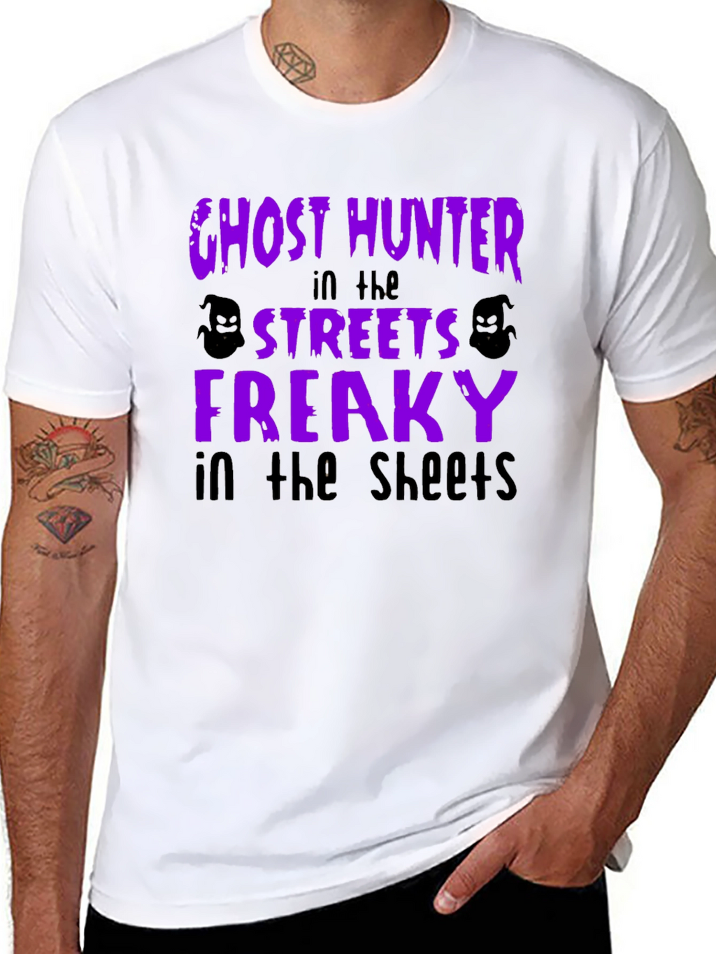 Ghost Hunter Freaky In The Sheets T-Shirt