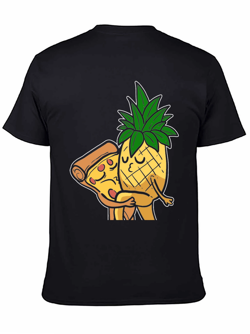 Pizza & Pineapple Hugs Graphic T-Shirt