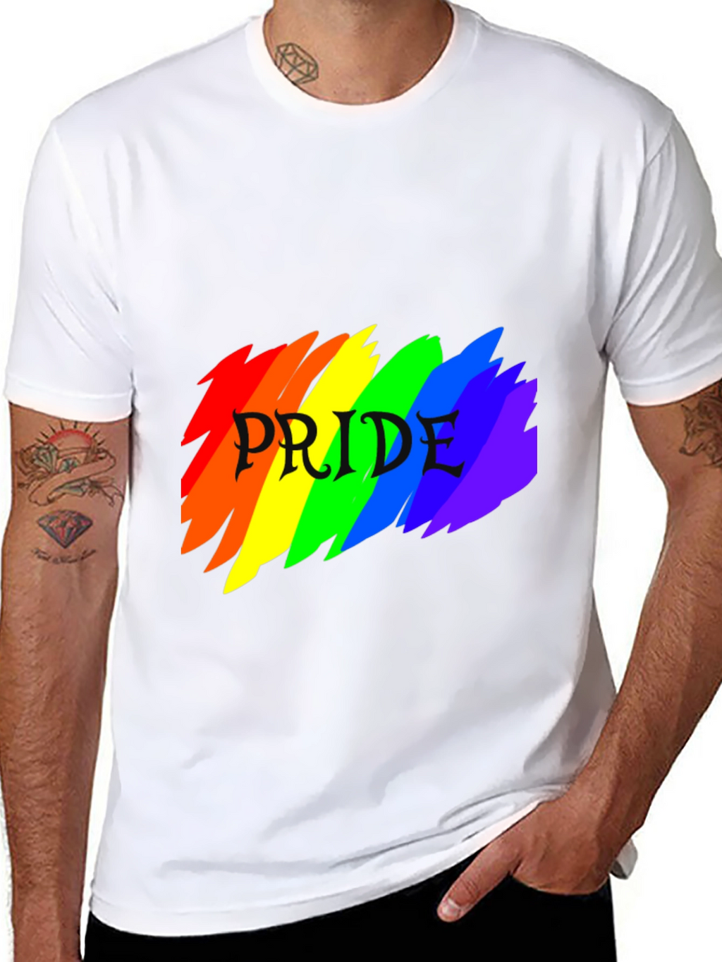 Pride Rainbow Graphic Tee