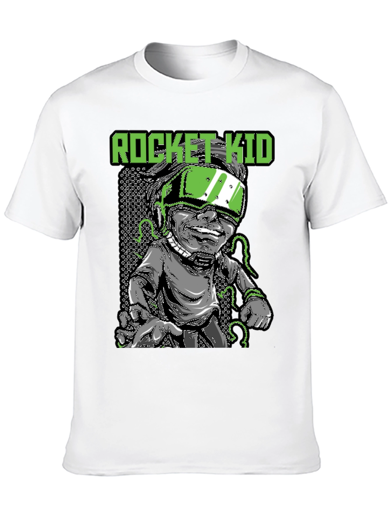 Rocket Kid Graphic T-Shirt - Black