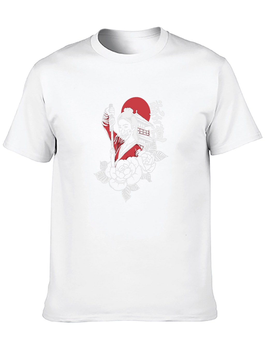Samurai Graphic Black T-Shirt
