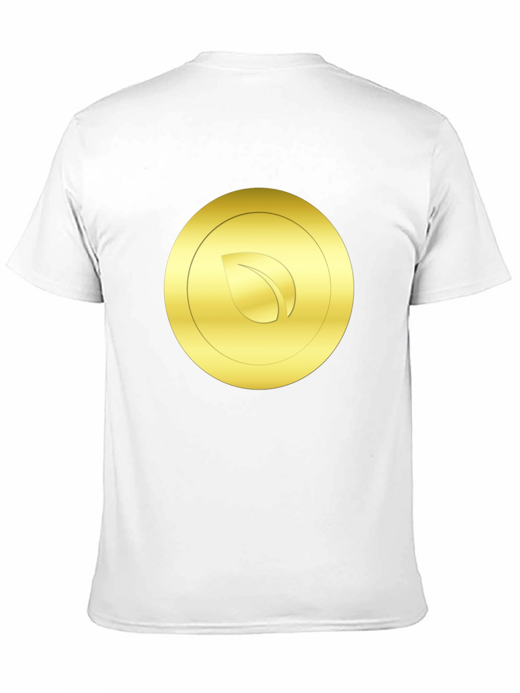 Gold Leaf Emblem Black T-Shirt