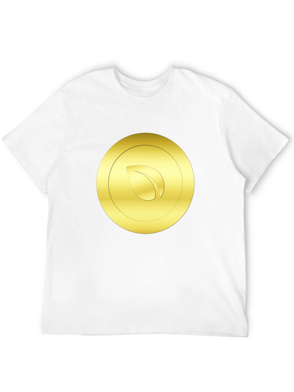 Gold Leaf Emblem Black T-Shirt