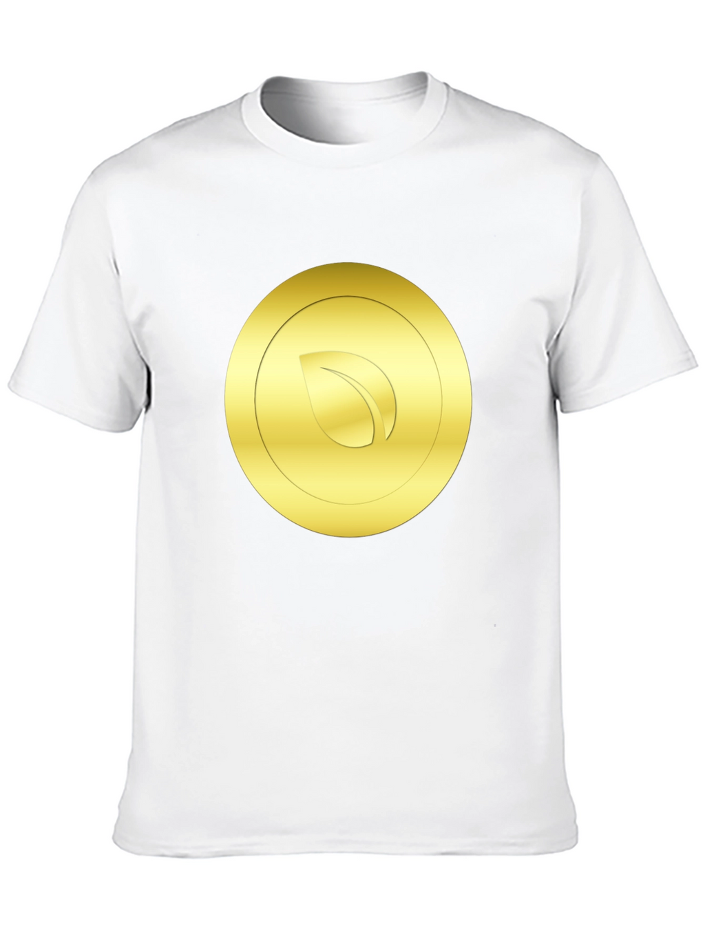 Gold Leaf Emblem Black T-Shirt