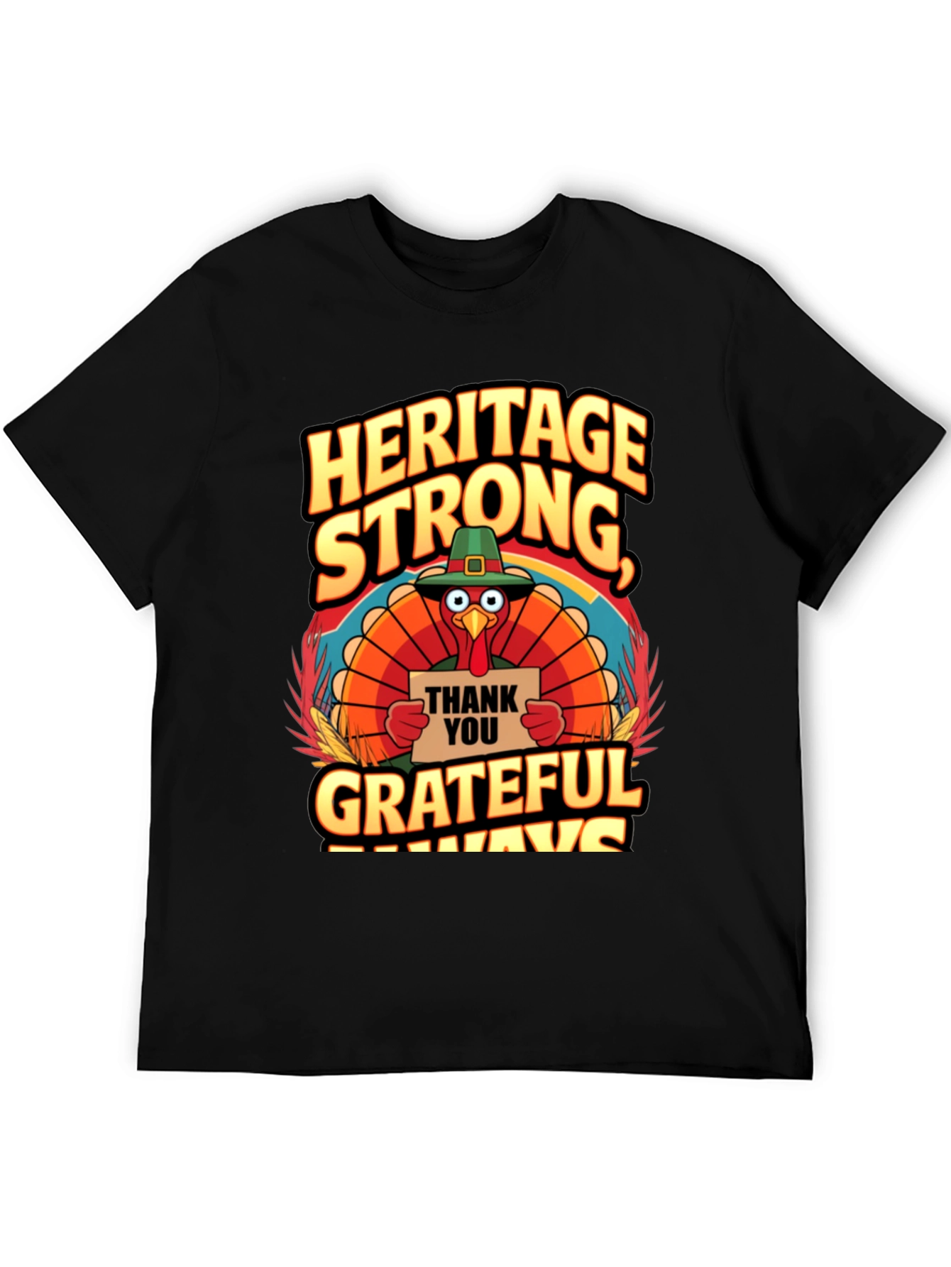Heritage Strong Grateful Always Turkey T-Shirt