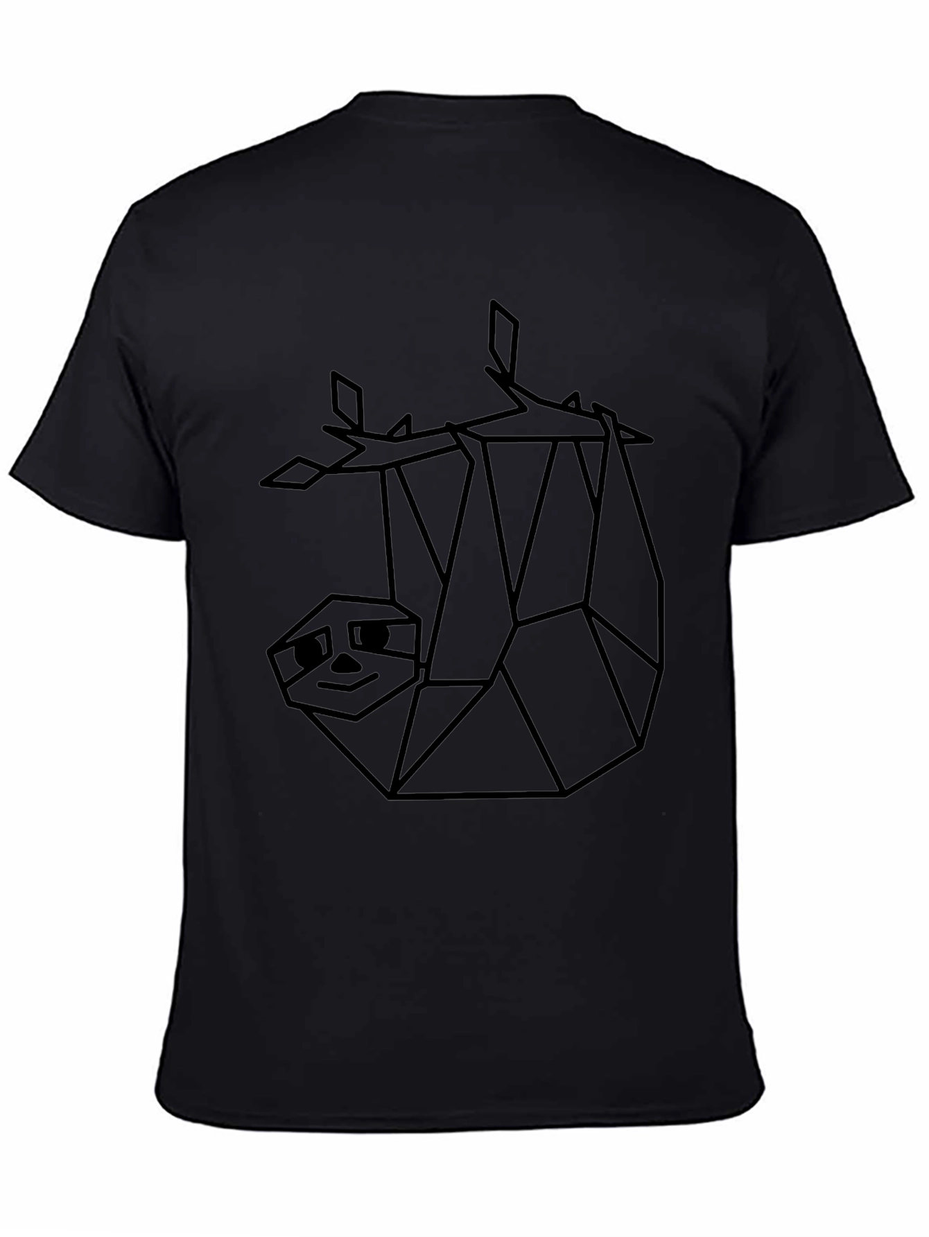 Geometric Sloth T-Shirt - Casual & Unique