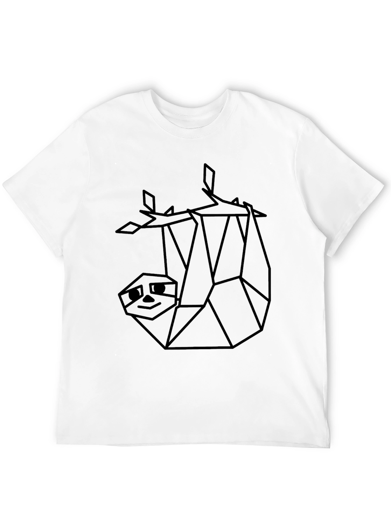 Geometric Sloth T-Shirt - Casual & Unique
