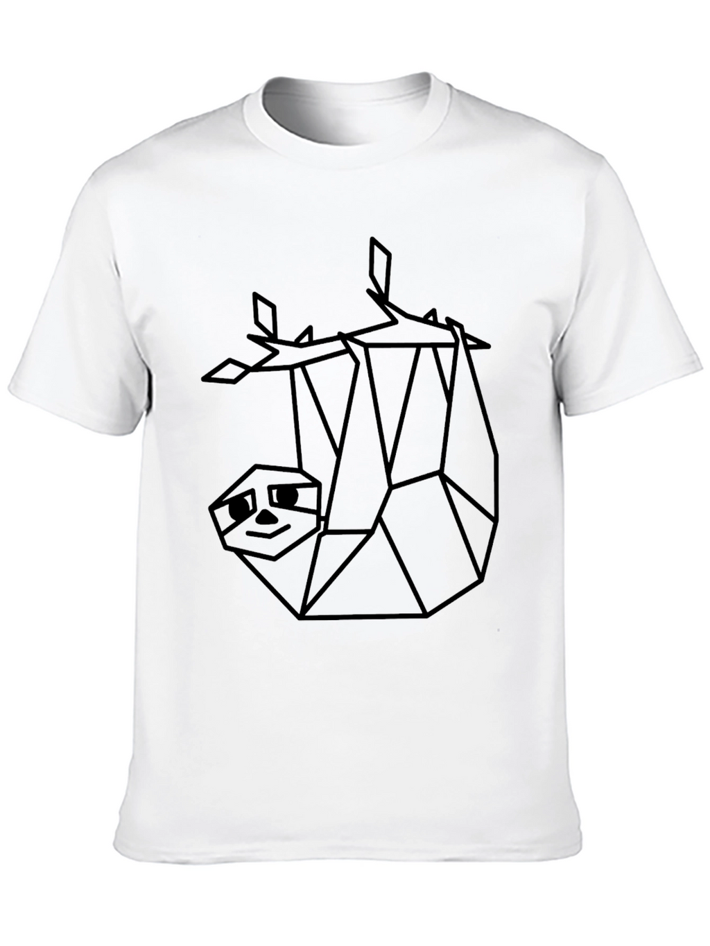 Geometric Sloth T-Shirt - Casual & Unique