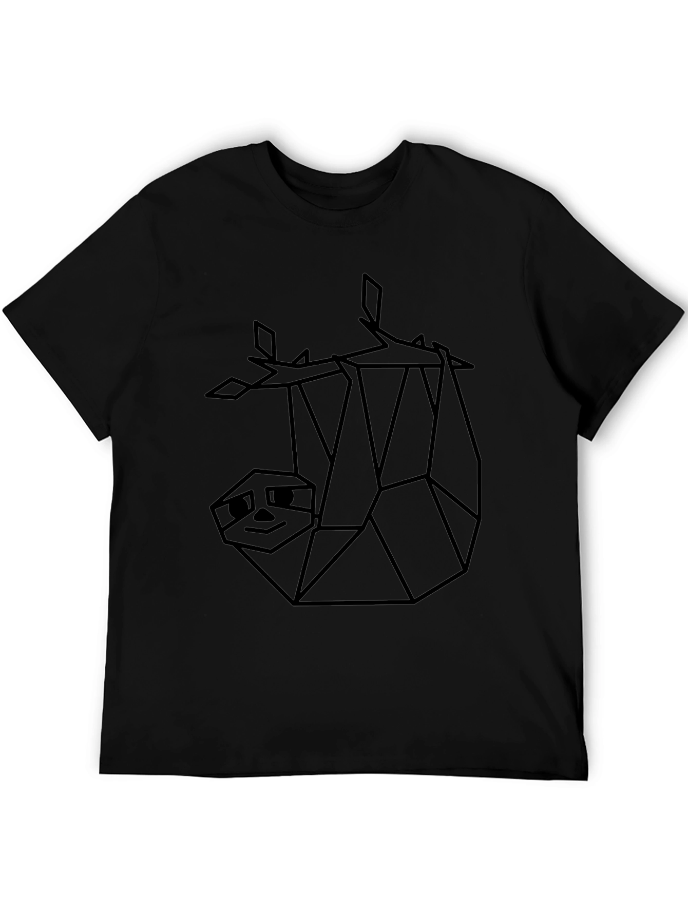 Geometric Sloth T-Shirt - Casual & Unique