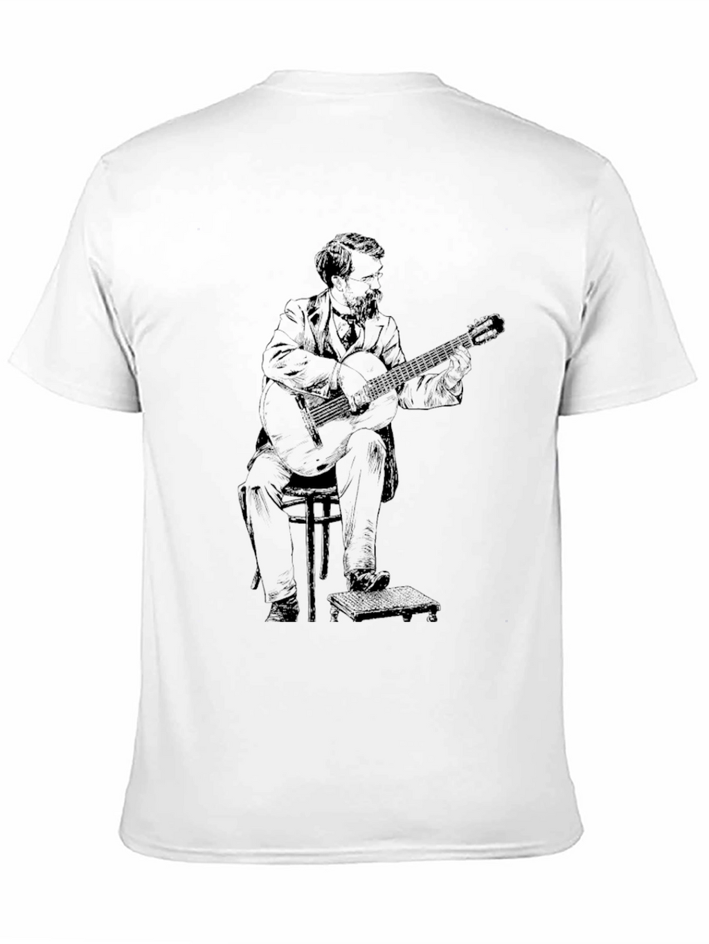 Guitarist Graphic Tee - Classic Black T-Shirt