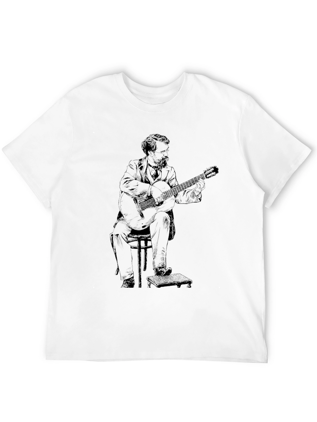Guitarist Graphic Tee - Classic Black T-Shirt