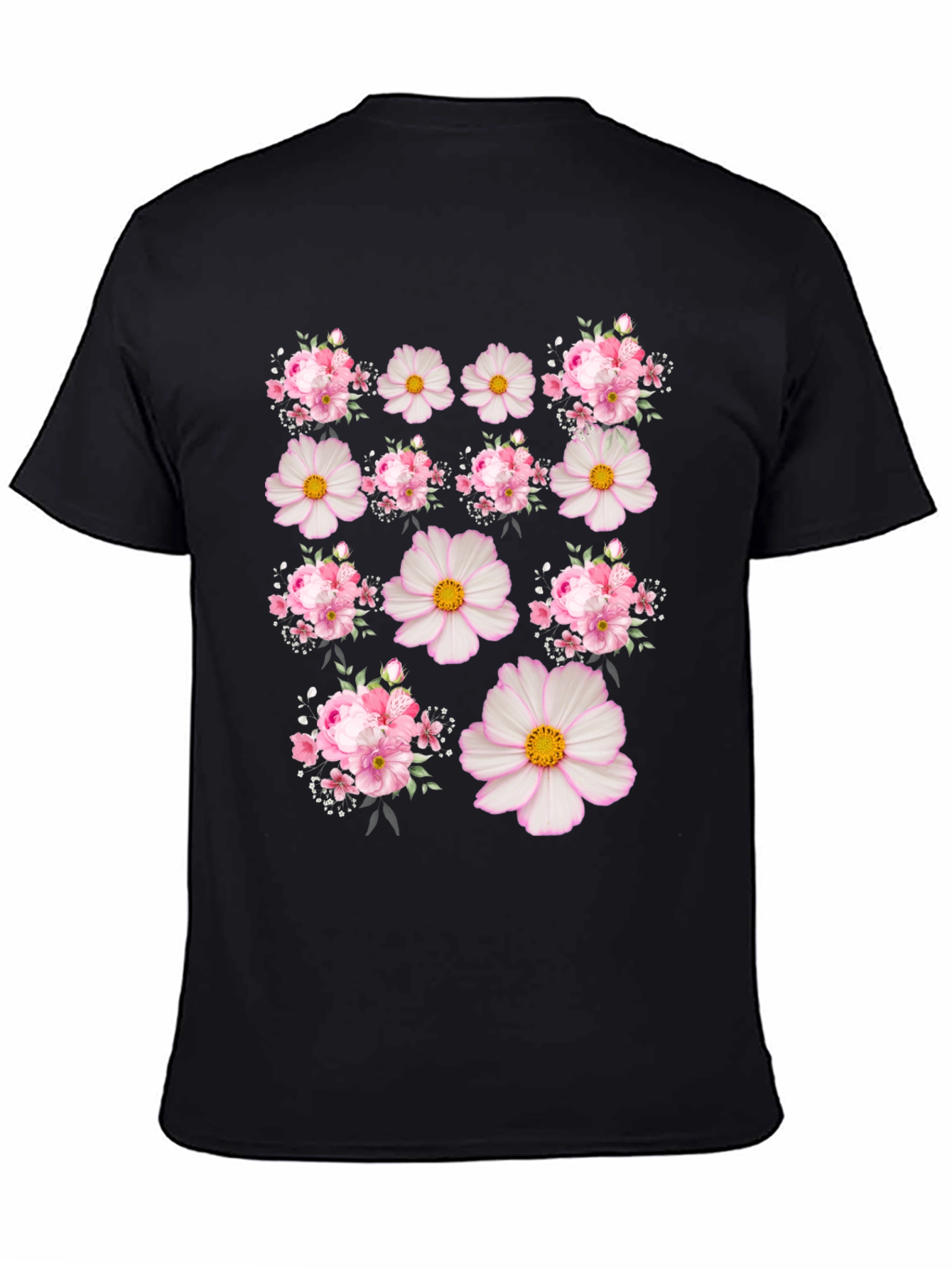 Floral Print Crew Neck T-Shirt