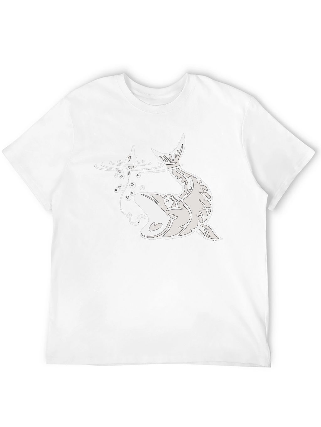 Fishing Lure Catch T-Shirt - Black Cotton