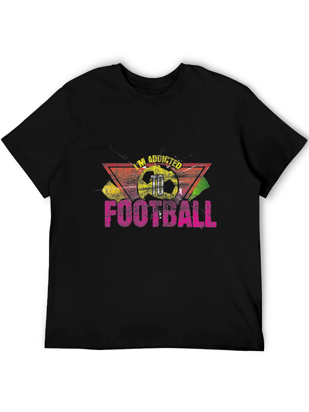 Im Addicted Football T-Shirt - Black