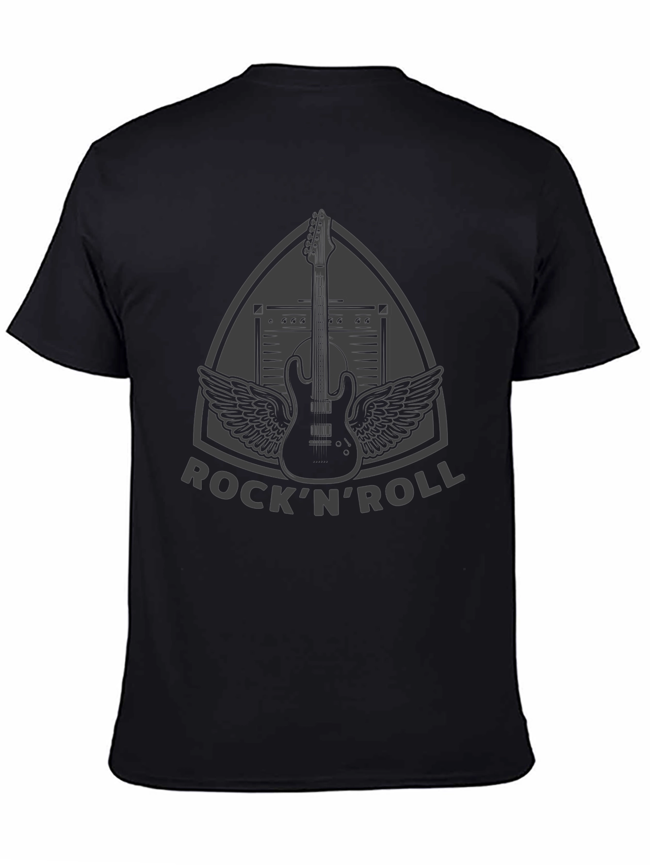 Rock N Roll Guitar Graphic T-Shirt - Classic Band Tee
