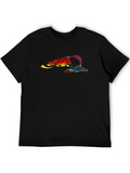 Hummingbird Graphic Tee - Bold Artistic Design