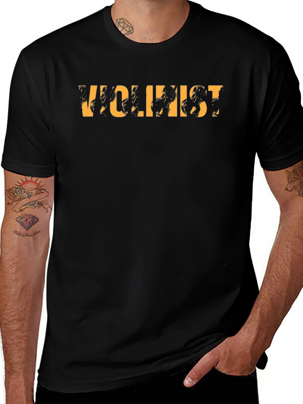 Violinist Graphic Tee - Music Lover T-Shirt