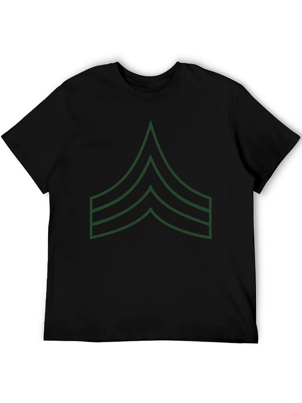 Military Stripes Graphic T-Shirt