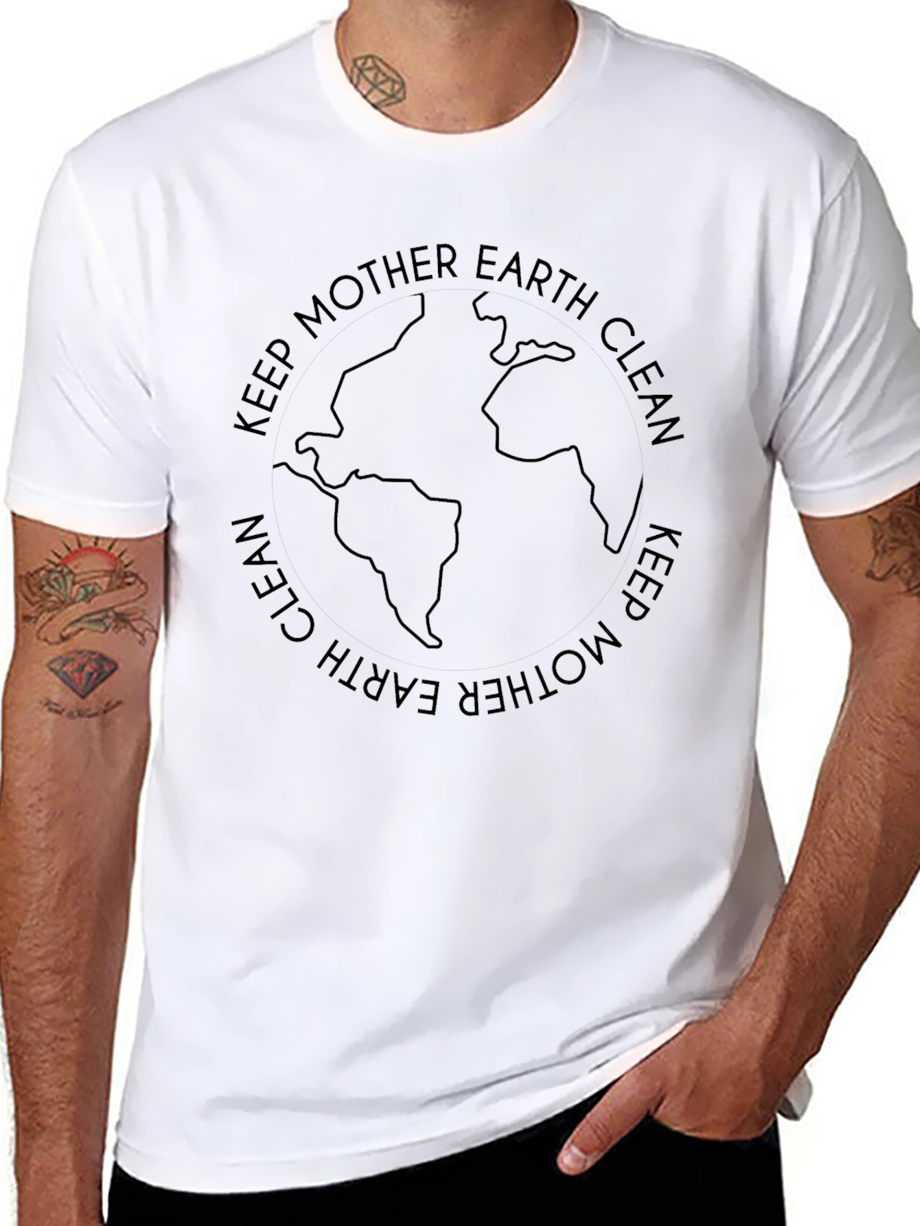 Keep Mother Earth Clean Graphic Tee