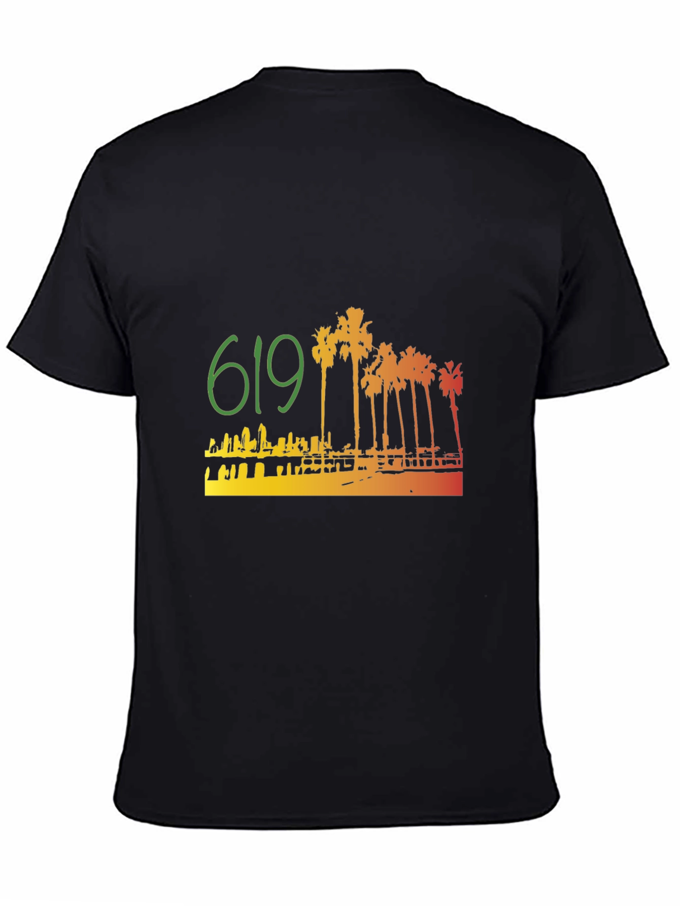 619 San Diego Palm Tree T-Shirt