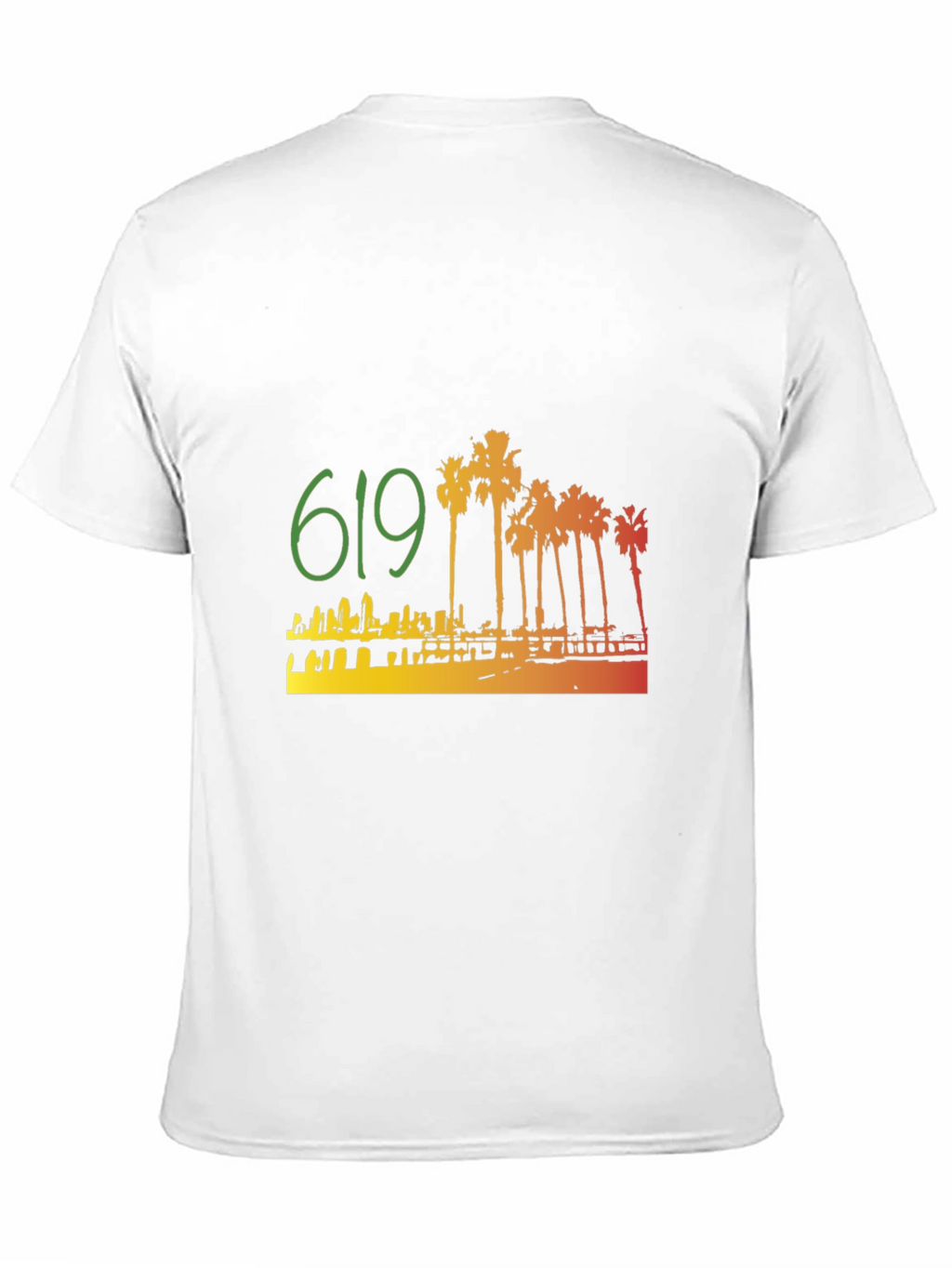 619 San Diego Palm Tree T-Shirt
