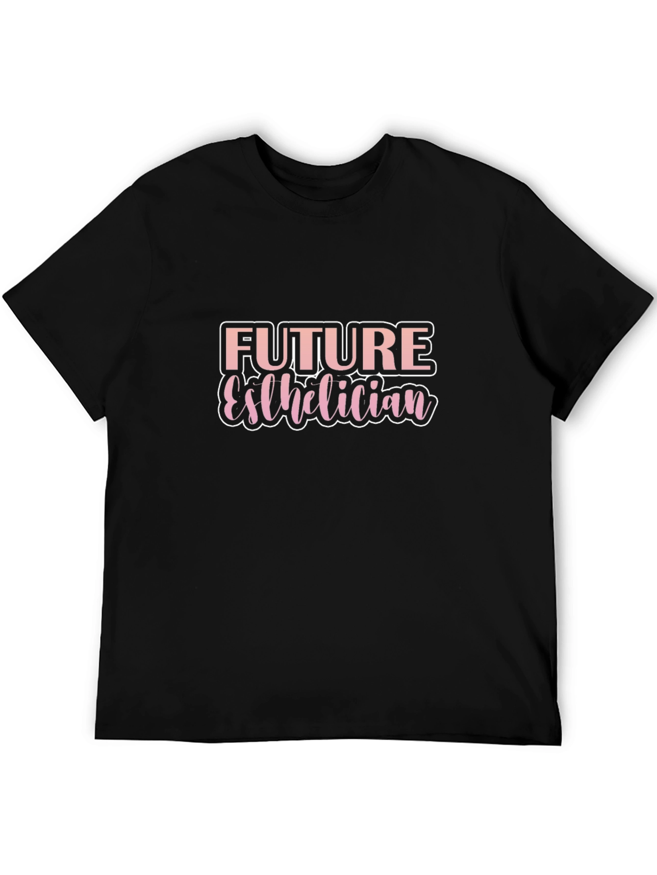 Future Esthetician Black T-Shirt