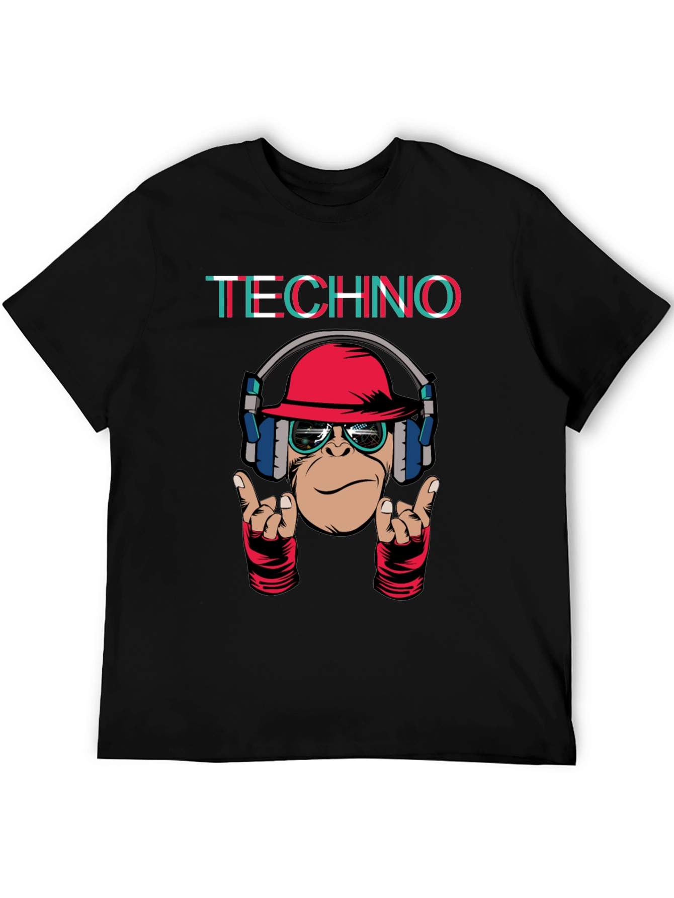 Techno Monkey Graphic T-Shirt