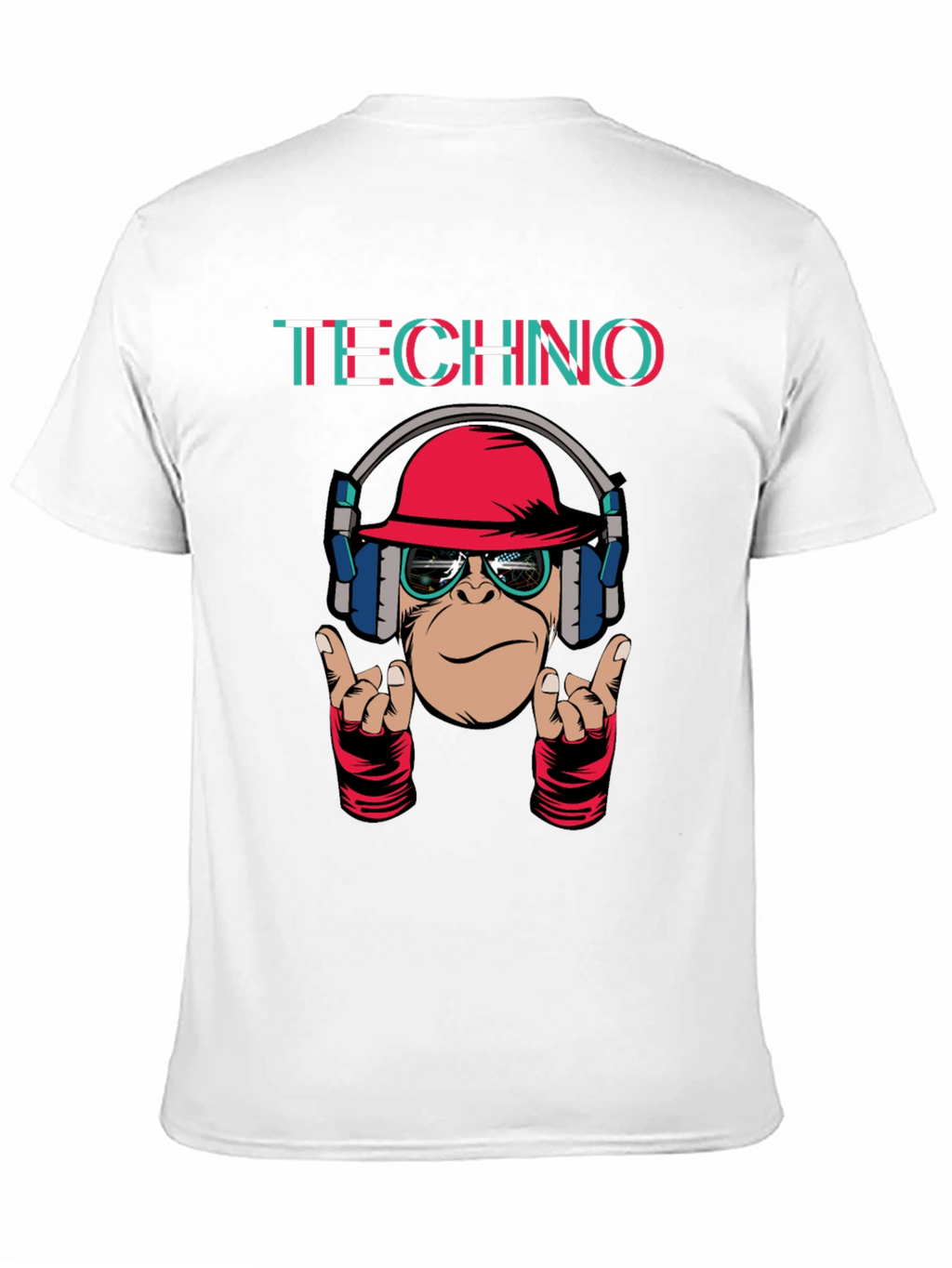 Techno Monkey Graphic T-Shirt