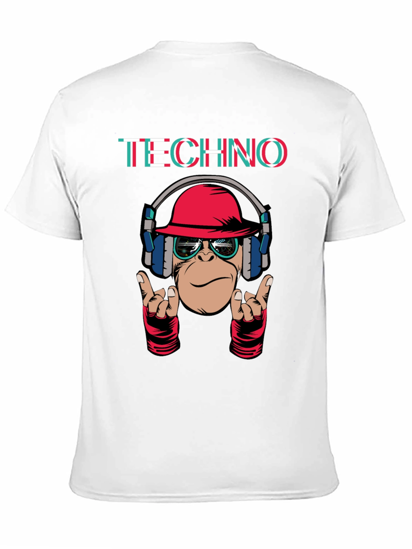 Techno Monkey Graphic T-Shirt