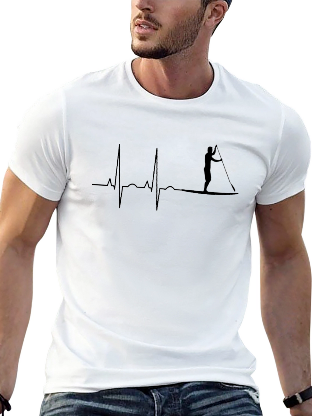 Stand-Up Paddle Heartbeat Tee