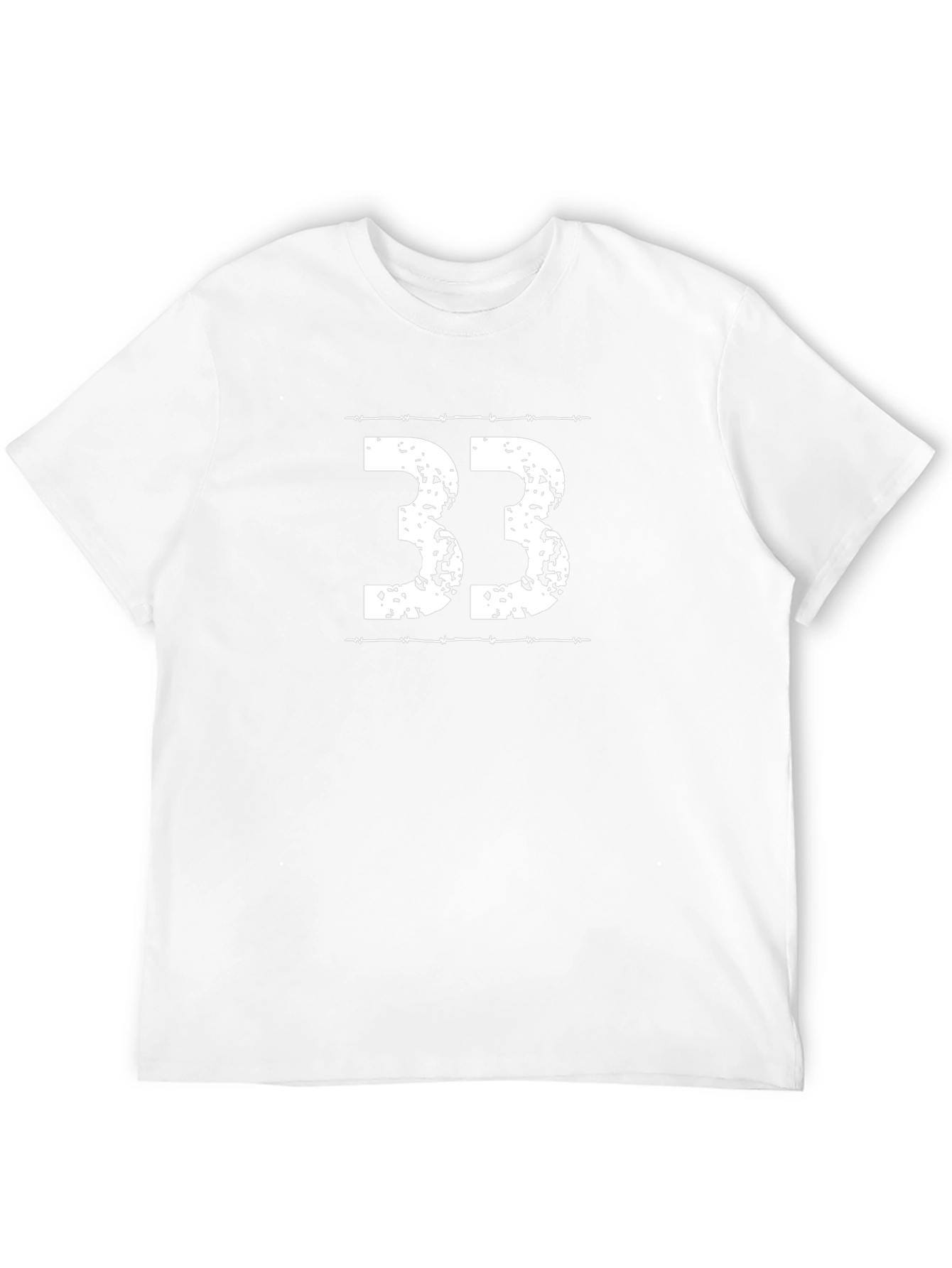 Number 33 Graphic T-Shirt - Black