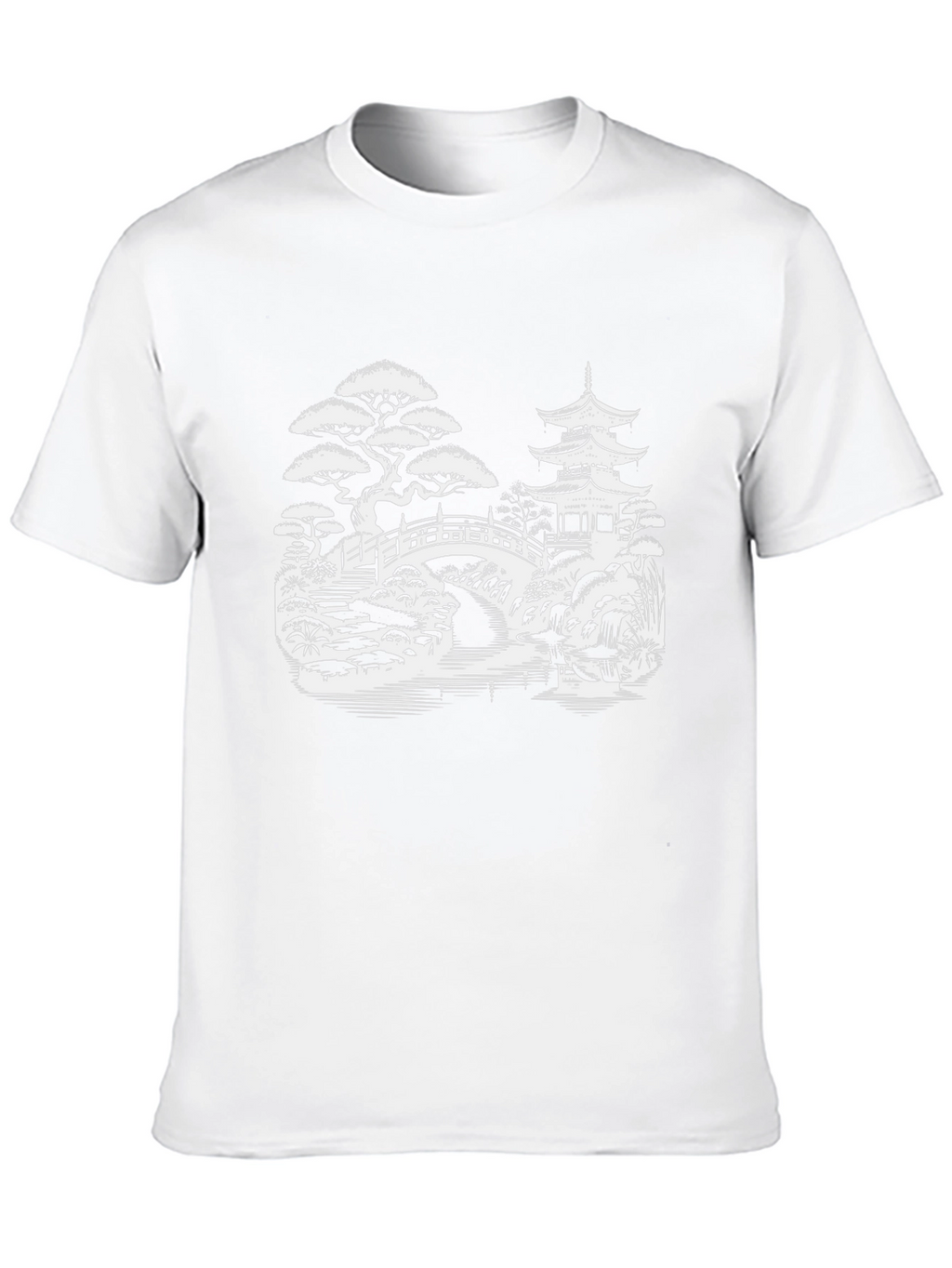 Zen Garden Graphic T-Shirt - Black