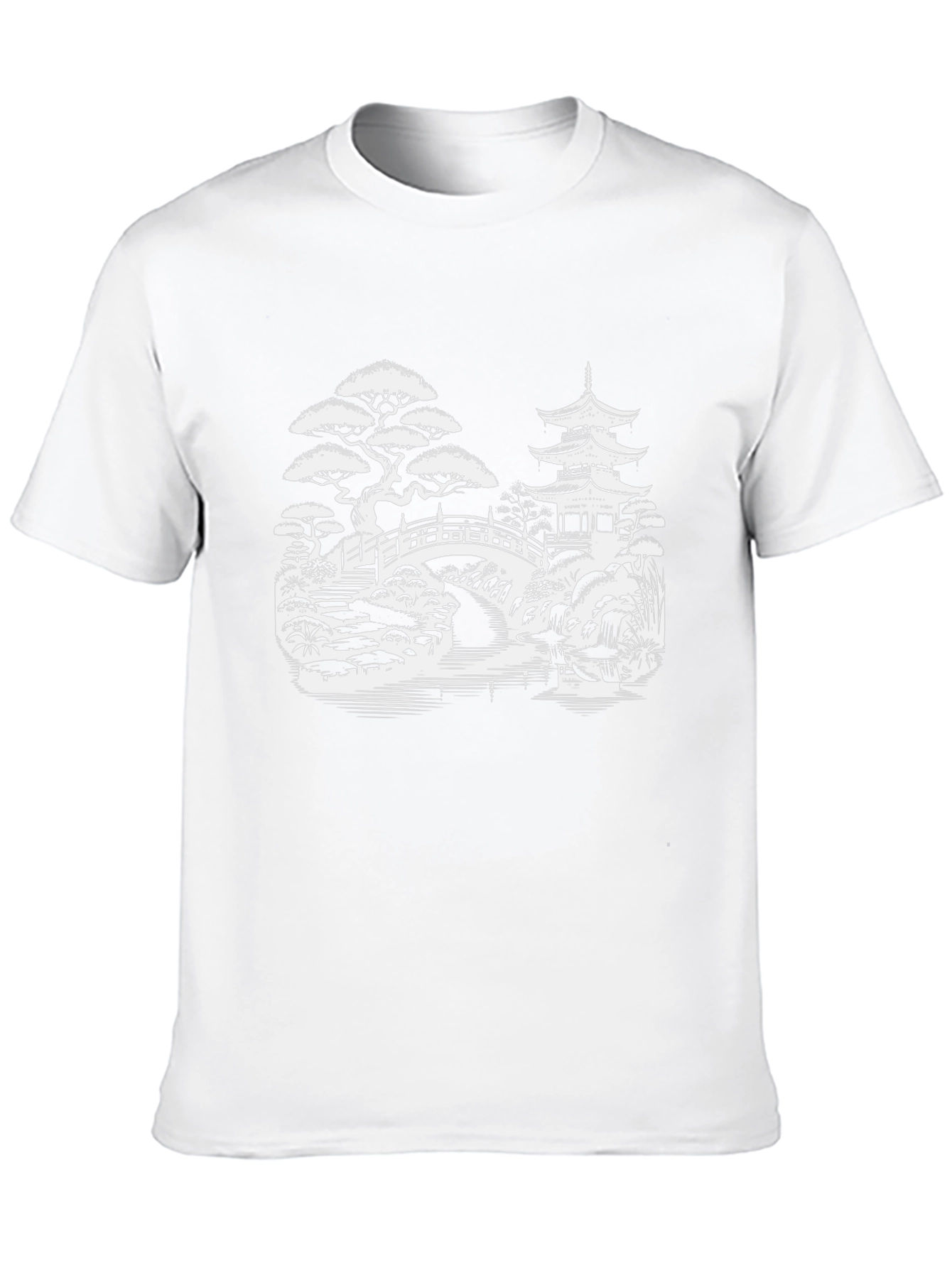 Zen Garden Graphic T-Shirt - Black