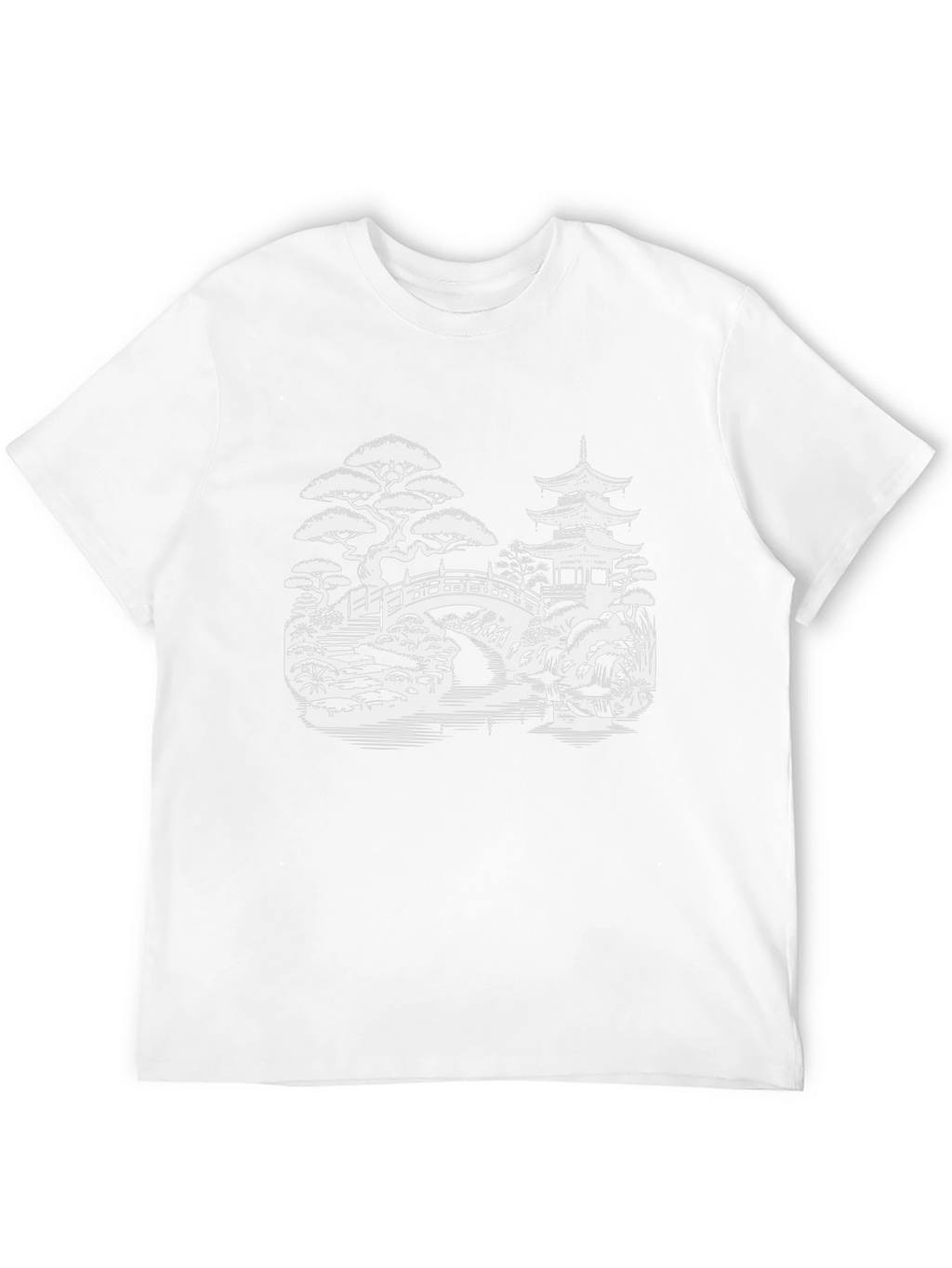 Zen Garden Graphic T-Shirt - Black