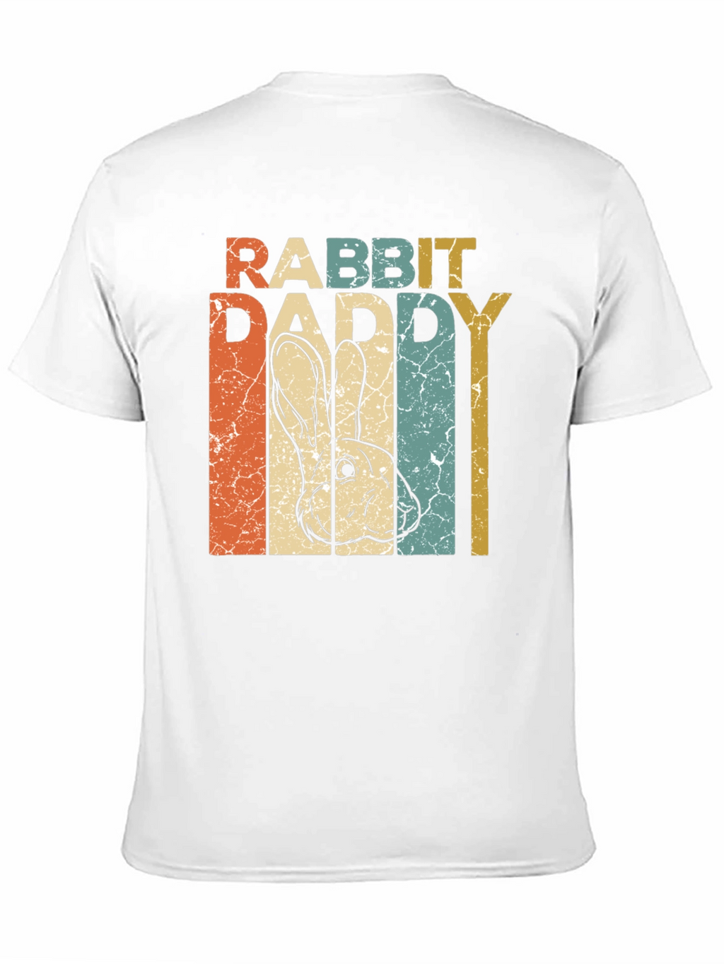 Rabbit Daddy Retro Style T-Shirt