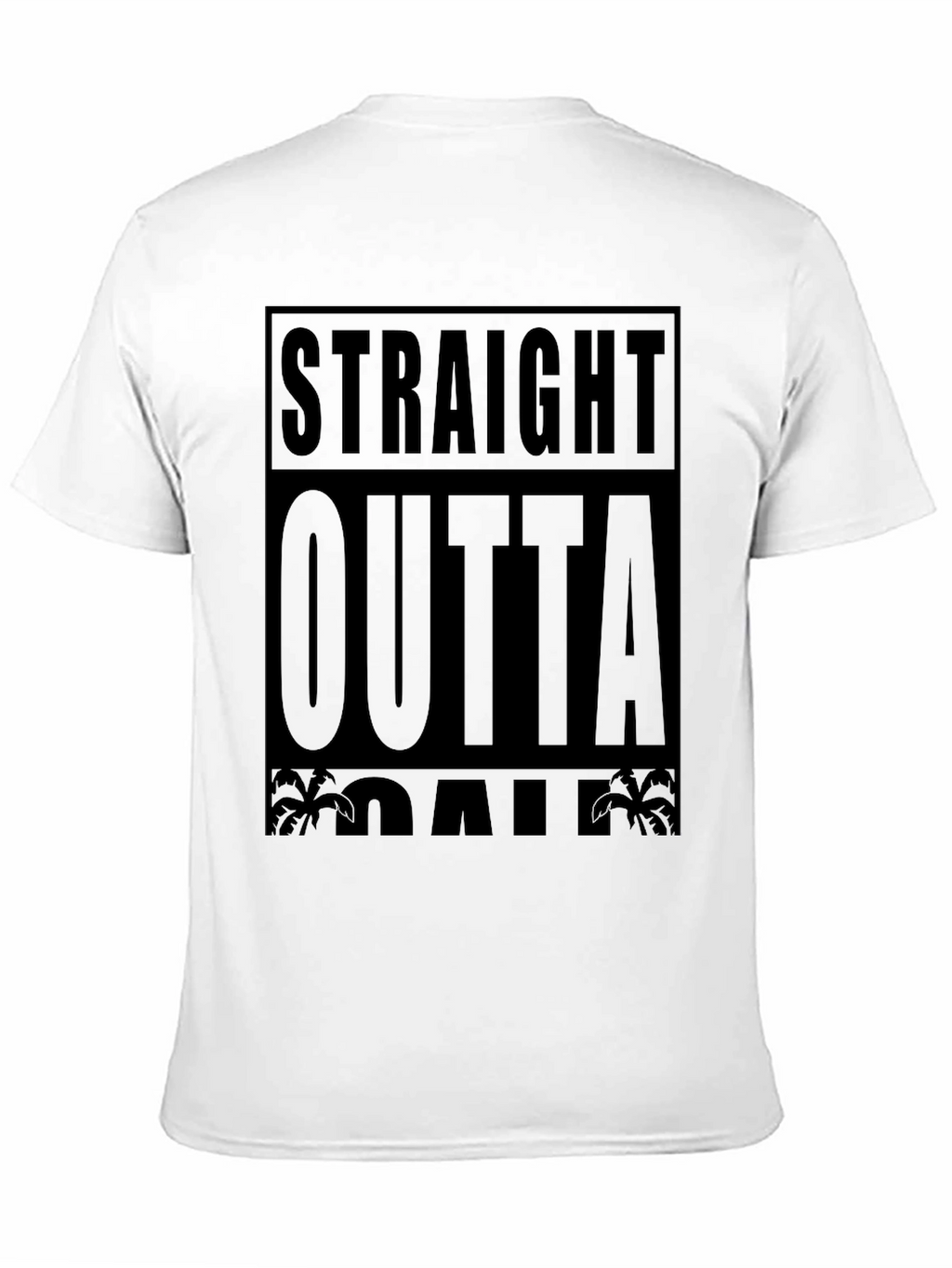 Straight Outta Oahu Black T-Shirt
