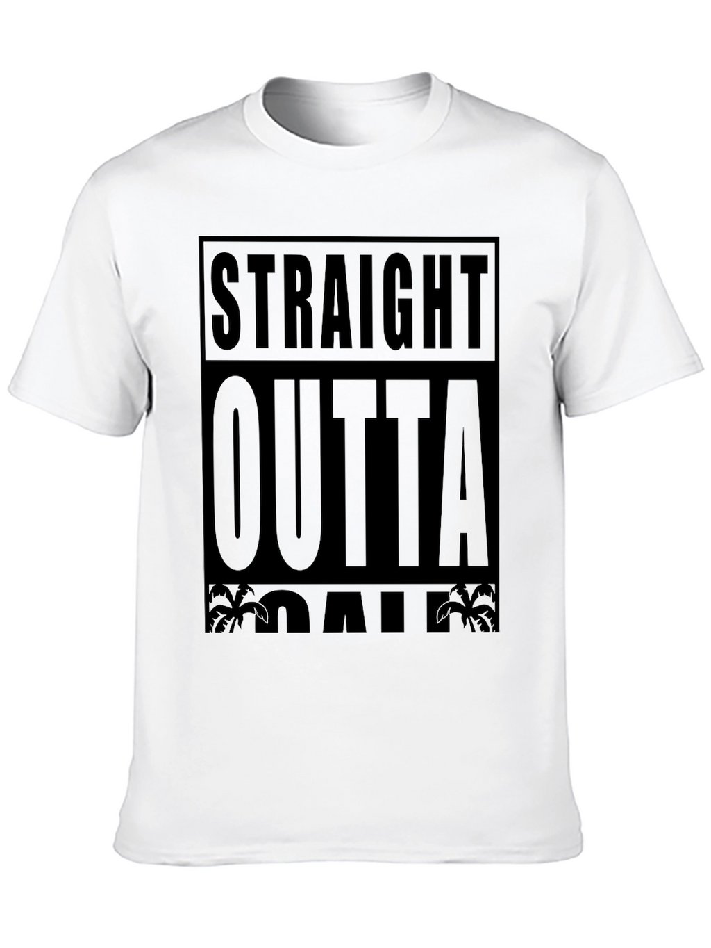 Straight Outta Oahu Black T-Shirt