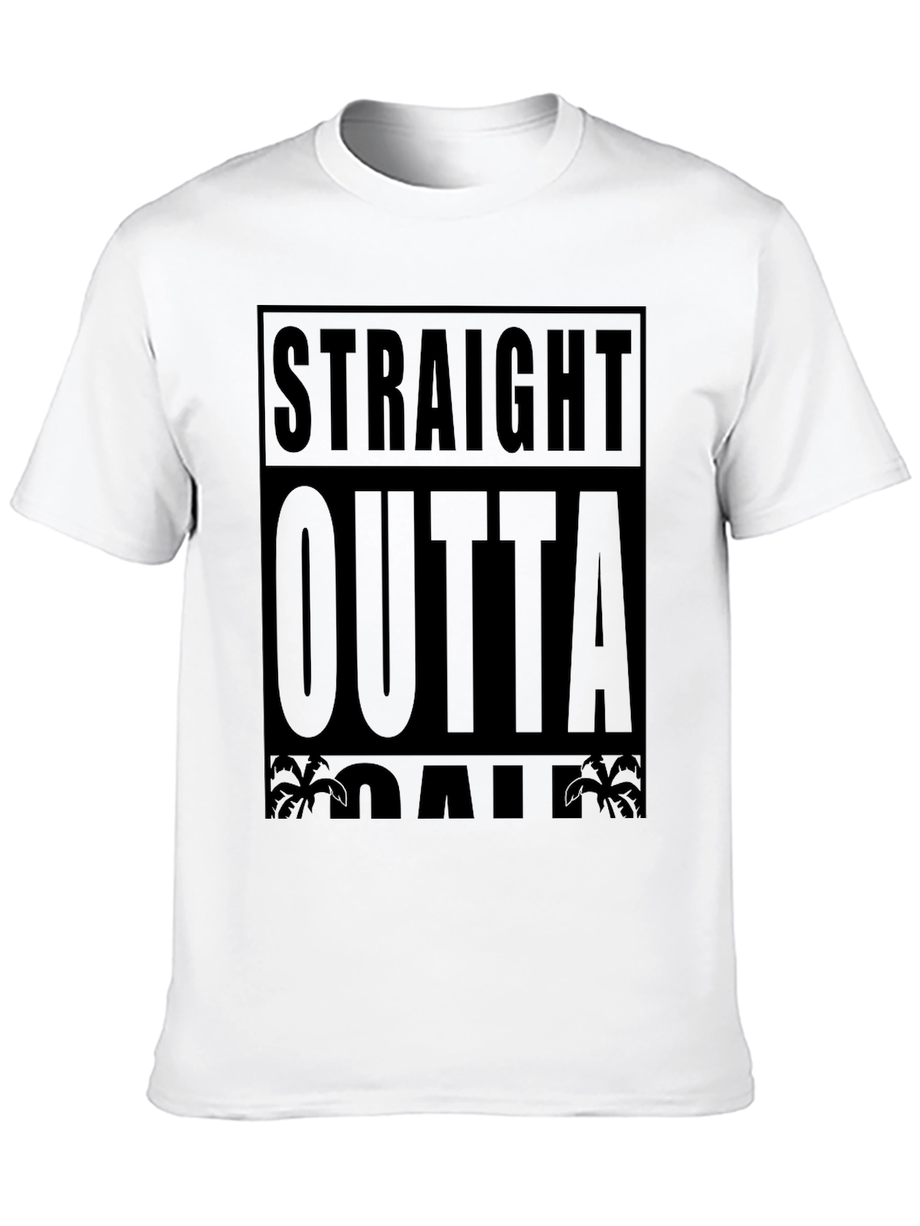 Straight Outta Oahu Black T-Shirt
