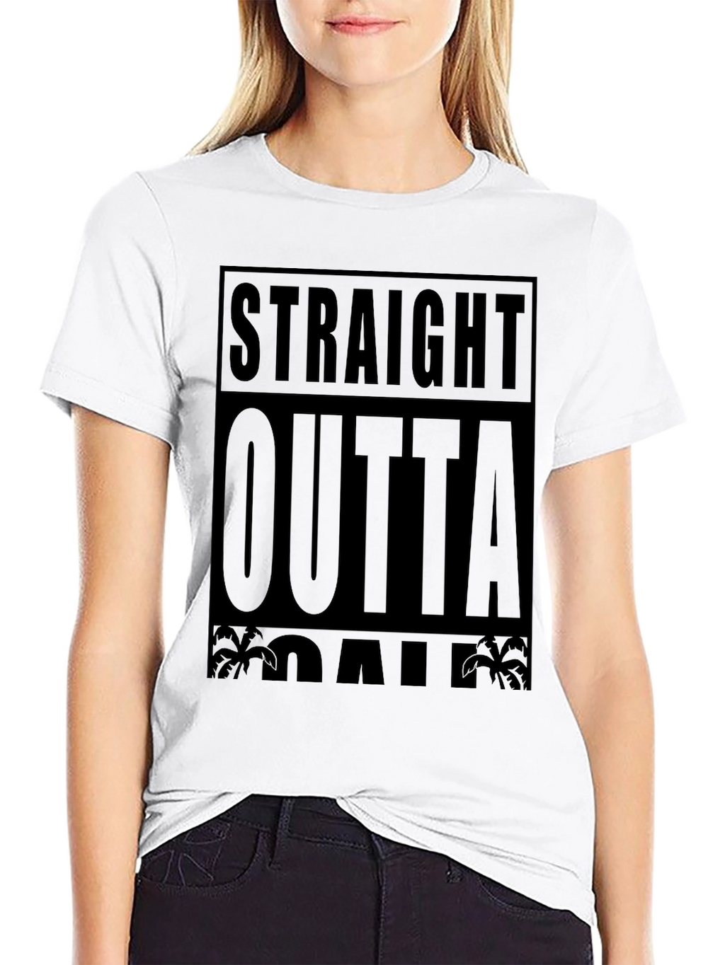 Straight Outta Oahu Black T-Shirt