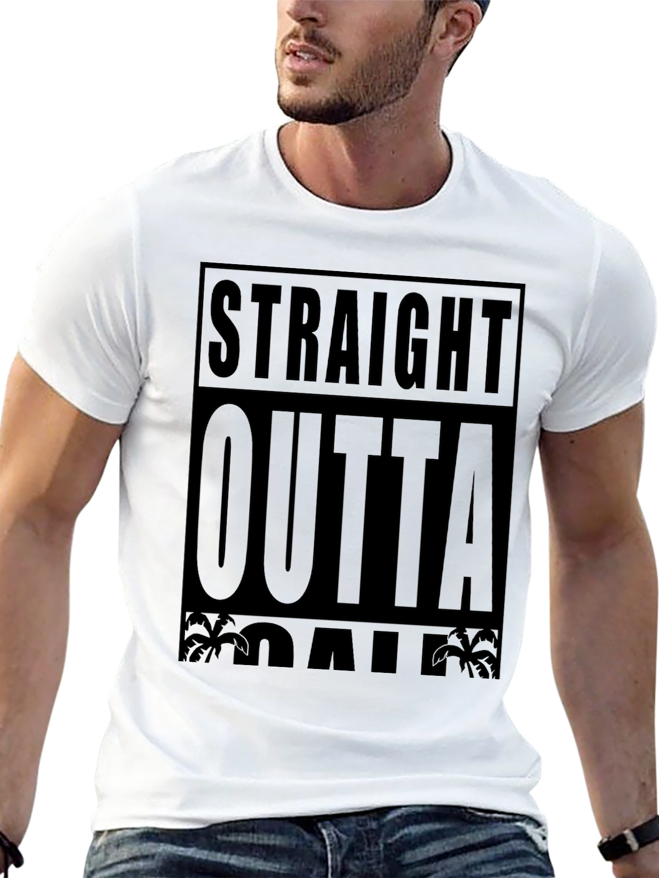 Straight Outta Oahu Black T-Shirt