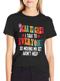 Dear Teacher T-Shirt
