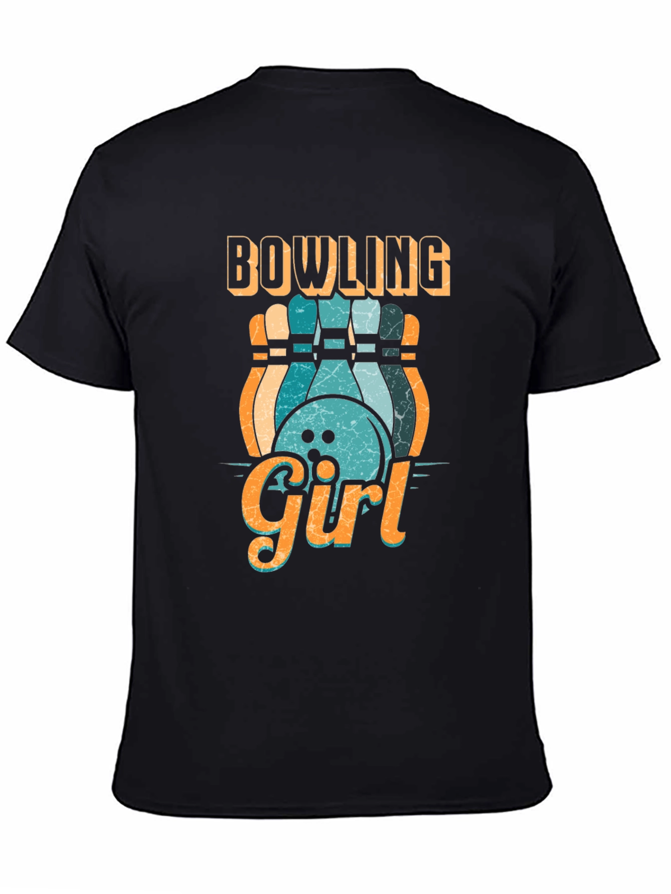 Bowling Girl T-Shirt - Vintage Style Tee