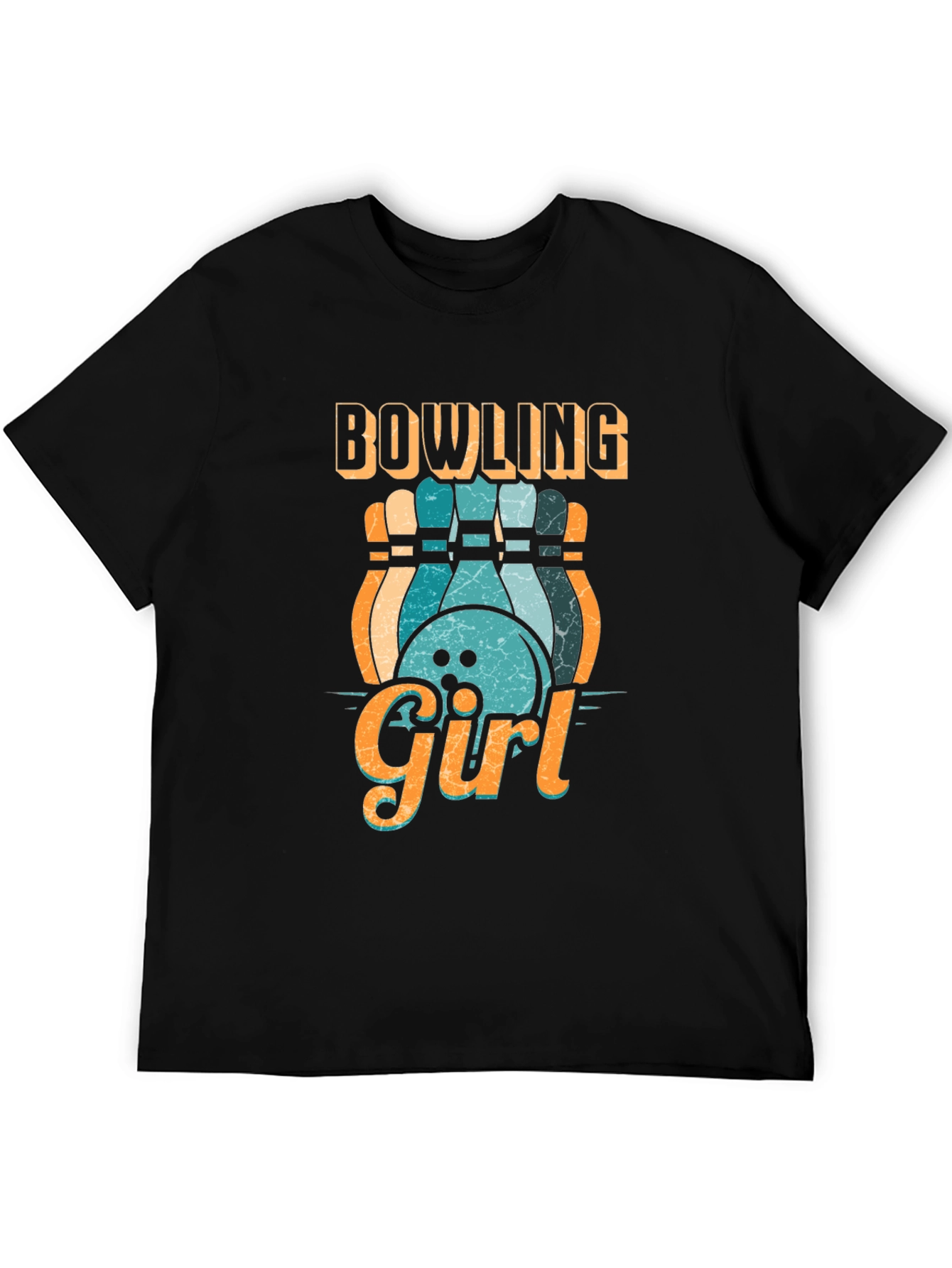 Bowling Girl T-Shirt - Vintage Style Tee