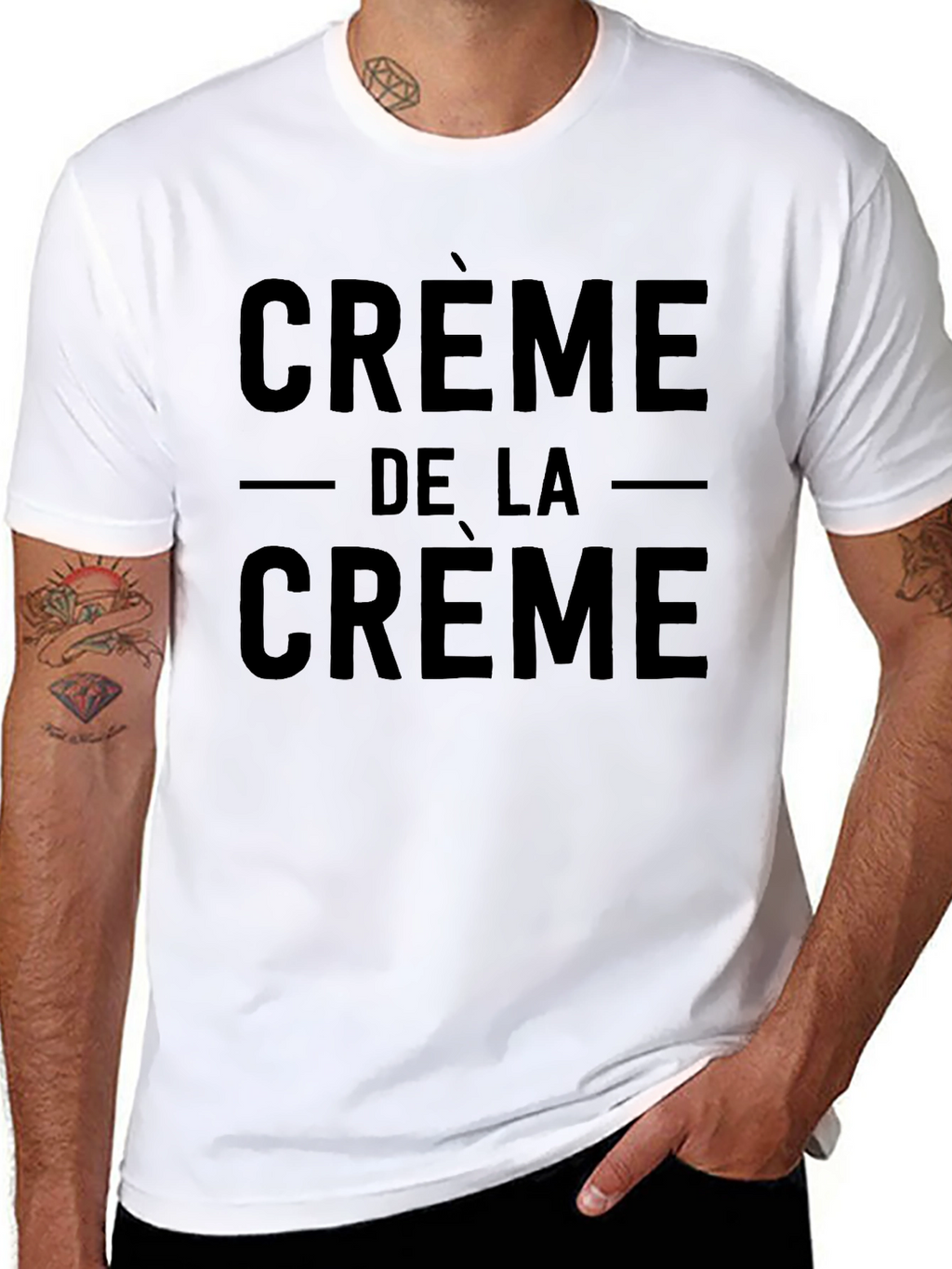 Creme De La Creme Graphic T-Shirt - Classic Design