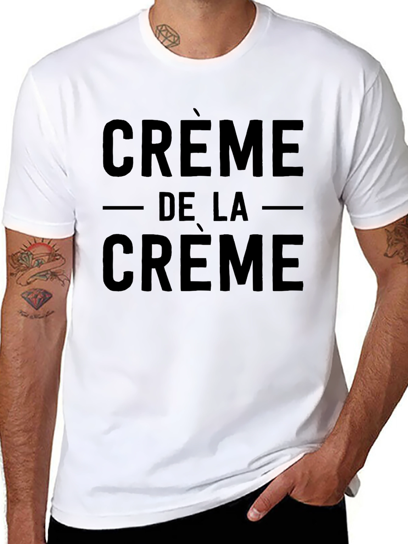 Creme De La Creme Graphic T-Shirt - Classic Design