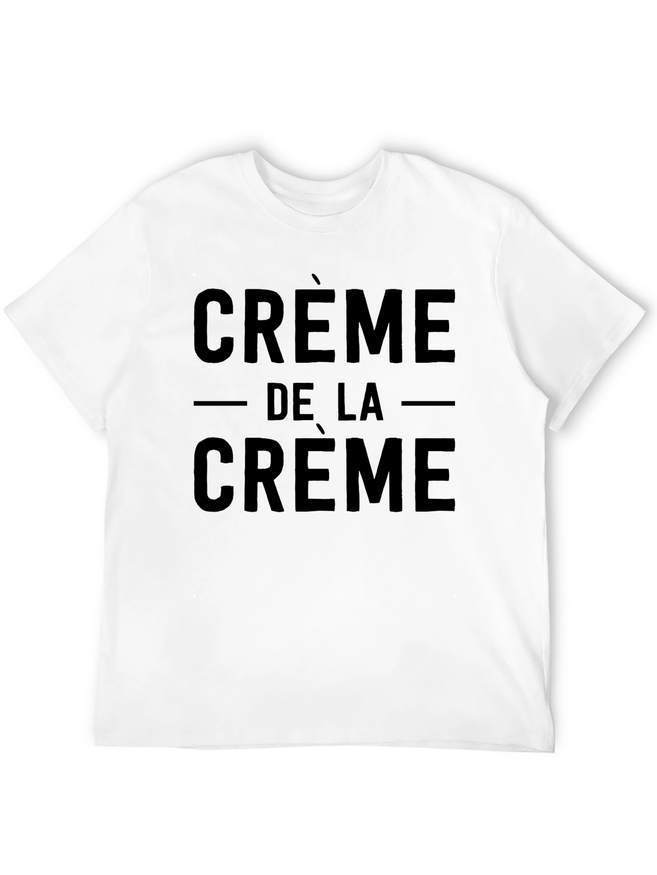 Creme De La Creme Graphic T-Shirt - Classic Design